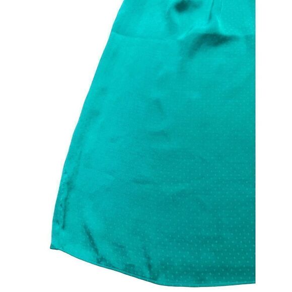 CAbi Green Lush Polka Swiss Dot Sleeveless Blouse Halter Top XS emerald - Picture 5 of 10